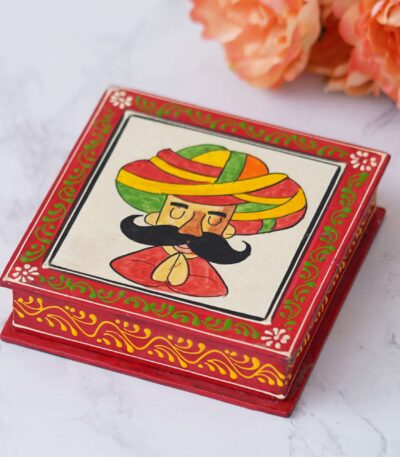 Rajasthani Wooden tea coaster