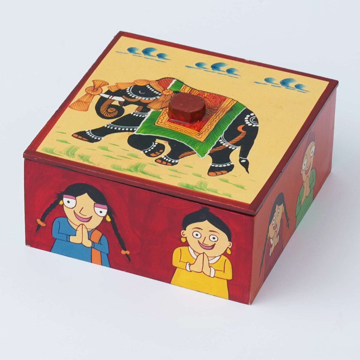 Wooden 4 boxex dry fruit box