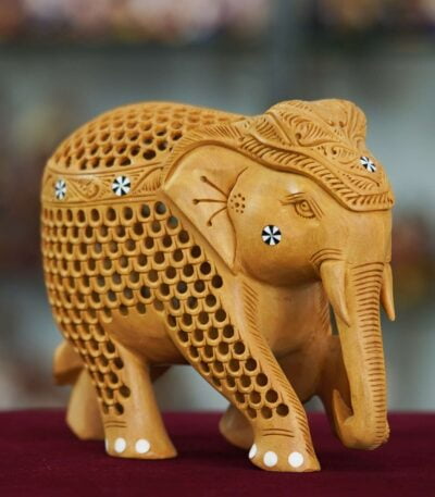 Wooden elephant