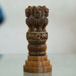 Wooden Ashoka pillar