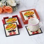 Rajasthani Wooden tea coaster